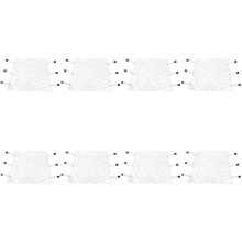 8St Dental Chair Protector Wit Elastische Band Voor Tandartsstoel