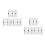 6Pièces Coussin PVC Protection Chaise Accessoire 1