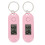 2Pièces - Digitale ABS Rose Silencieuse Pour 1