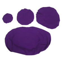 4Pièces Protège Siège Violet En Tissu