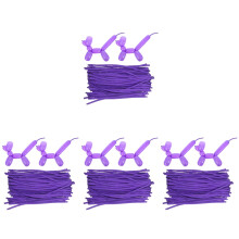 400Pcs Bulk Purple Long Balloons Latex Twisting Balloons for Events