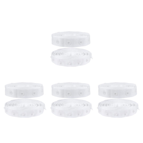 4Pcs Snap Button Ribbon for Clothes White Sewing Accessory Durable