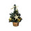Mini Christmas Tree 20cm Gold PVC Desktop Decoration 1