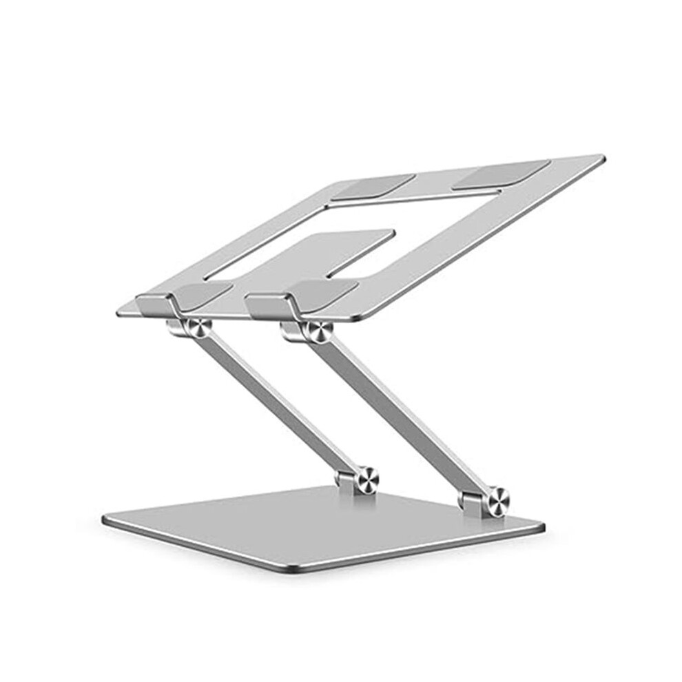 Computer Bracket Notebook Bracket Foldable Metal Heightened Heat Dissipation Bracket Conforms To Ergonomics (Silver) Silver 6032079674473