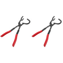 2Pcs Mechanic Tools Black Exhaust Hanger Removal Pliers for Car Repair