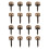 16Pcs Gold Brass Self-Tapping Decorative Screws with Caps for Home Use 1