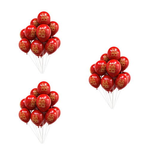 150Pcs Red Latex Balloons Thickened Material Wedding Party Essentials