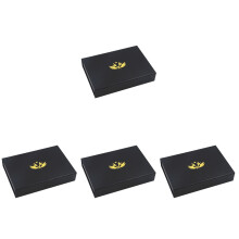4Pcs Durable Eva Darts Storage Box Portable Carrying Case Black