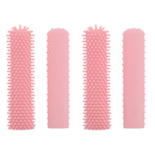 4Pcs Soft Bristle Foot Brush Replacement Heads for Foot Scrubber Pink