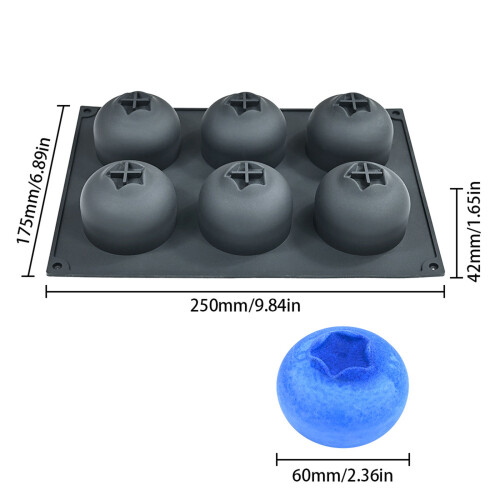 Household Kitchen Baking Molds For Creating Blueberry Shape Cake 2