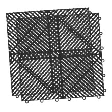 2pcs Non Slip Drainage Floor Tiles, Interlocking Shower Mats for Pool, Bathroom, Car Wash