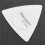 Flanger 50pcs Triangle-Guitar Picks 1.0 0.75 0.5 mm Thickness in PC + ABS Material Antislip Style Picks White 5