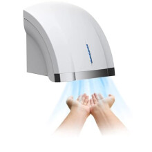 Automatic Hand Dryer 220V for Bathroom, Touchless Infrared Sensor, Speed Hot Cold Air, Energy Efficient