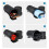 2X Motorcycle Accessories Waterproof Tool Tube Gloves Raincoat Storage Box Universal for 7
