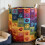 Elegant Floral Pattern Clothes Organiser Storage Basket With-C 6