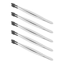 5St Multifunctionele Vingerpincet Rvs Voor Schoonheid En Hobby