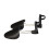 Shoe Tree Shaper Support Holder Plastic Silver 2