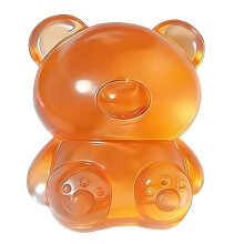Duidelijk knijpspeeltje Handheld Anti-stress-Oranje