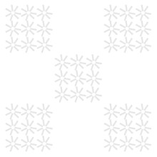 250Pcs White Cotton Rolls Nose Plug Multiuse Dental Bleeding Absorbent