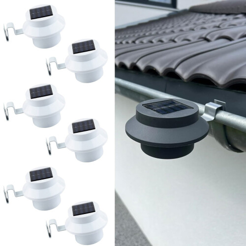 6-pak solarnych lamp ściennych LED do ogrodu 1