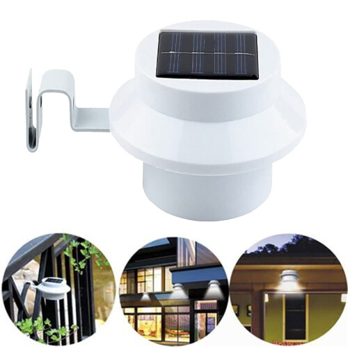 Solar-Dachrinnenleuchte, warmweiß, 1 Stück 2