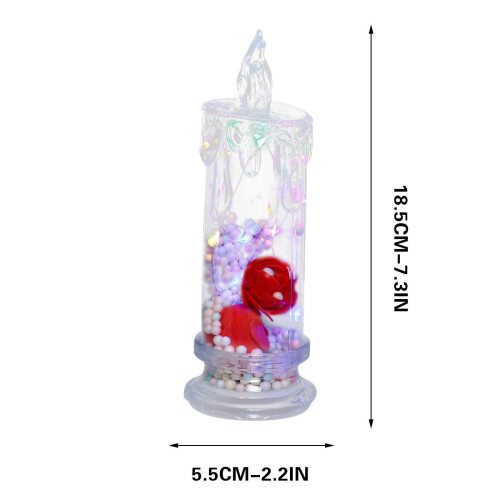 LED Flameless Taper Candle with Flickering Flame 12 Pack 2