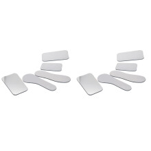 10St Professionele Tandarts Mondspiegels Zilveren Reflectormaterialen