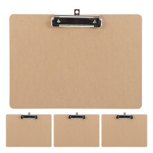 4St Stevig Clip Board Met Metalen , Perfect Voor School En Kantoor