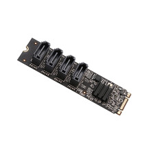 M.2 naar 4 poorten SATA3.0-adapter M.2-kaart Snelle