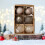 Christmas Ball Ornaments Brown Shatterproof 6 pcs 5