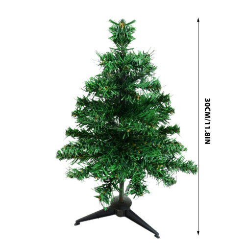 Artificial Christmas Tree Green 11.8 Inch Tabletop Pine 2