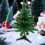 Green Mini Artificial Christmas Tree 11.8 inch White 4