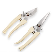 Garden Shears Professional Bypass Pruning Shears with Durable Carbon Steel Blade and Ergonomic Anti‑Slip Grip