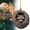 Kerstkrans met dierenversieringen 4