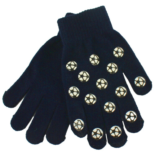 (Navy) Magic Football Gripper Gloves