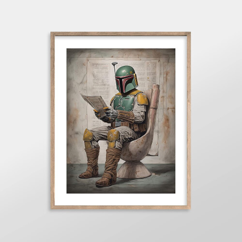 Star Wars Badrumskonsttryck – Darth Vader, Stormtrooper, 1