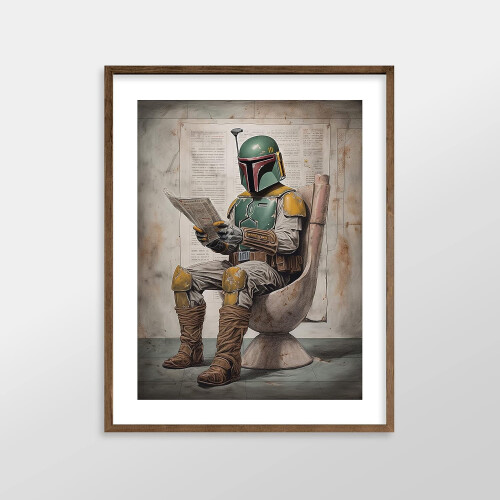 Star Wars Badrumskonsttryck – Darth Vader, Stormtrooper, 2