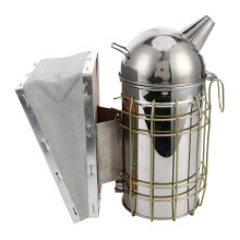 Stainless Steel Bee Smoker with Heat Shield, Consistent Smoke Output and Sprayer Kit