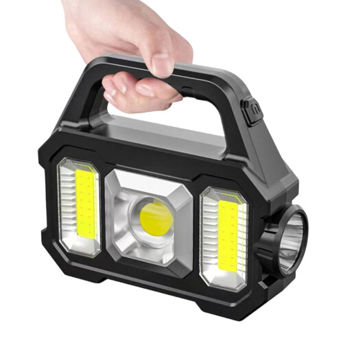Bright 250LM Solar LED Flashlights With COBs Light And-COBmodel
