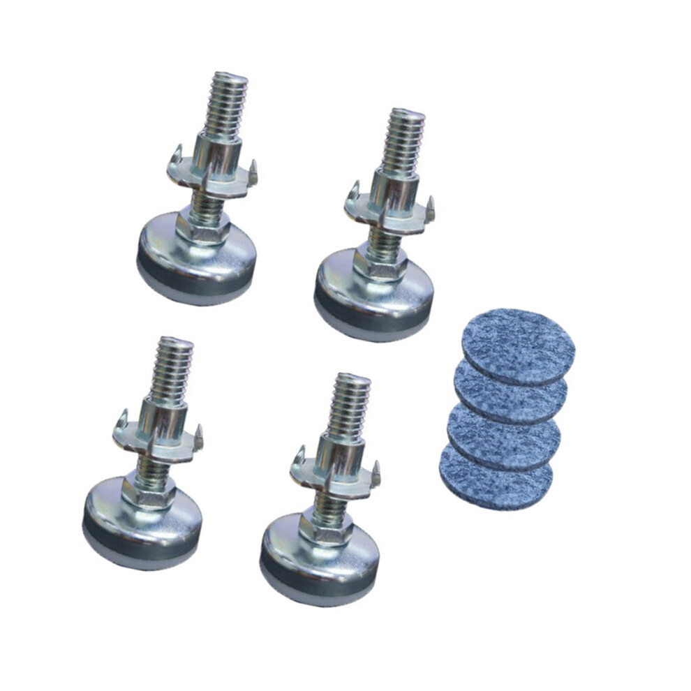 4Pcs Furniture Leg Levelers Support Feet-Four-Piece Set White 7751001353895