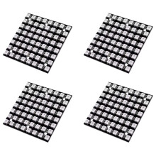 4X WS2812 LED 5050 RGB 8x8 LED Matrix WS2812B 8x8 64-Bit Full Color 5050 LED Lampada Pannello Luminoso