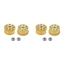 2X Ingranaggio Estrusore Gold, Kit di Ingranaggi Aggiornamento Xirbbo per Estrusore , Ingranaggio Estrusore con Trasmissione del Filamento