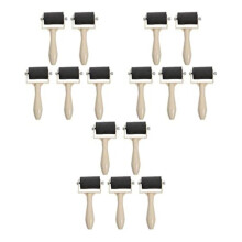 Printmaking Roller Paint Brush Ink Applicator Art Oil Painting Tool for Printmaking Stamping Gluing,15PCS