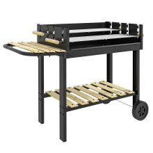 Barbacoa de Carbón Negro 113 x 53.5 x 82.5 cm