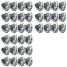 45PCS Heart Shaped Metal Tins Box with Lids Candy Boxes Heart Empty Tin Biscuits Candies Jar for Valentines Day Birthday