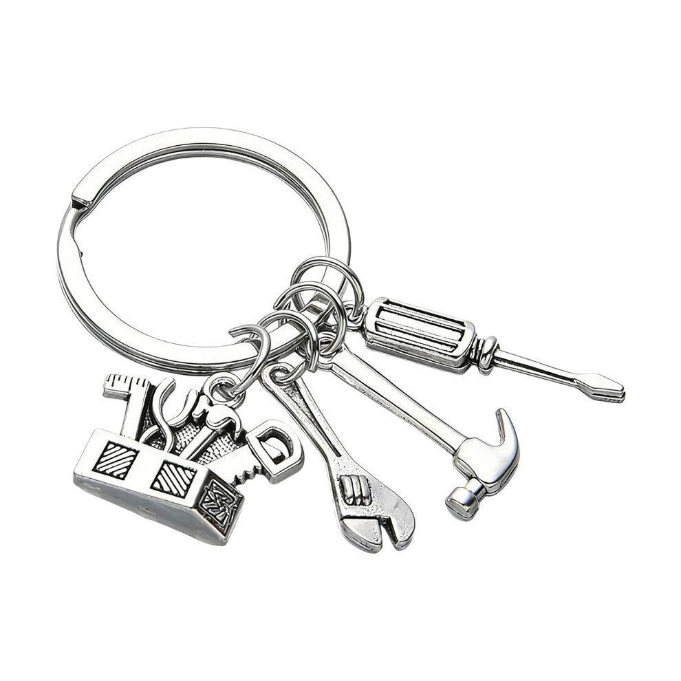 Creative Simulated Wrench Screwdriver Hammer Keychain For Tool 7751001353499