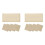 8 Pcs Fluorescent Light Covers,Light Covers for Ceiling Lights Classroom, Magnetic Light Filters for Office Khaki 1