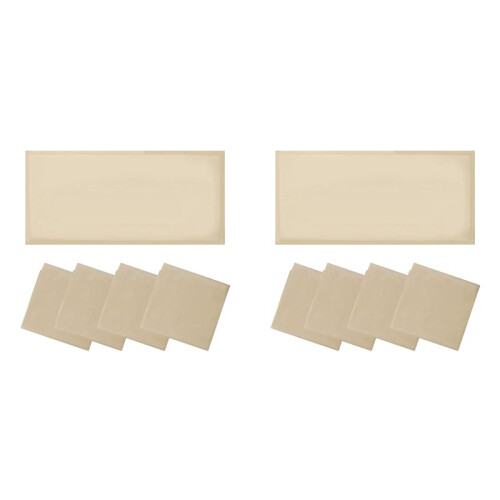 8 Pcs Fluorescent Light Covers,Light Covers for Ceiling Lights Classroom, Magnetic Light Filters for Office Khaki