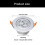 LED Spotlights Embedded Downlights Modern-White light 3w fros 4