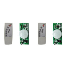 2X Piramide Zonne-Straatlantaarn Controller Printplaat van PIR Menselijk Lichaam Inductie Zonne-Lamp met Afstandsbedieningsfunctie 3,2V 3,7V